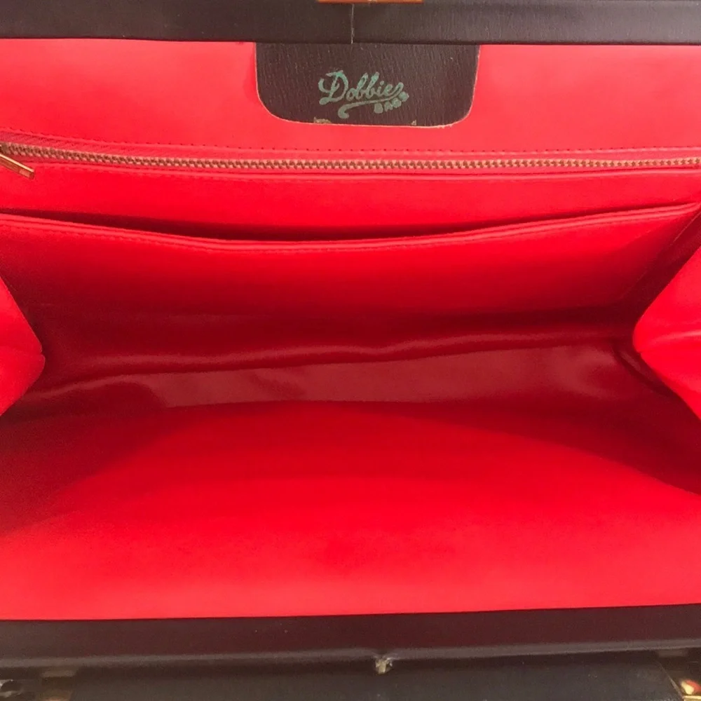 Vintage 50s Dobbies Bags Black patent leather